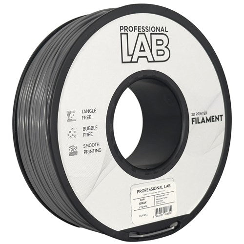 ABS+ grijs filament 1,75 mm 1 kg | Prof. Lab
