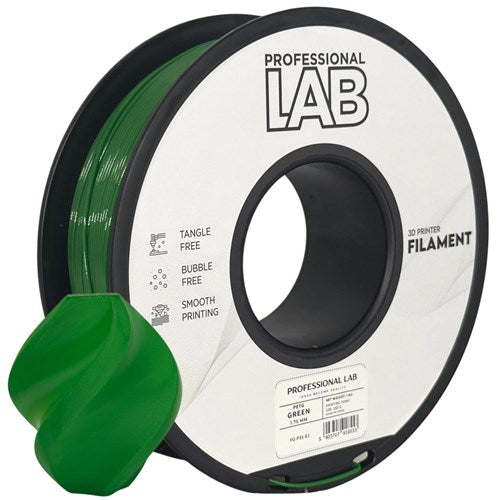 PETG groen filament 1,75 mm 1 kg | Prof. Lab