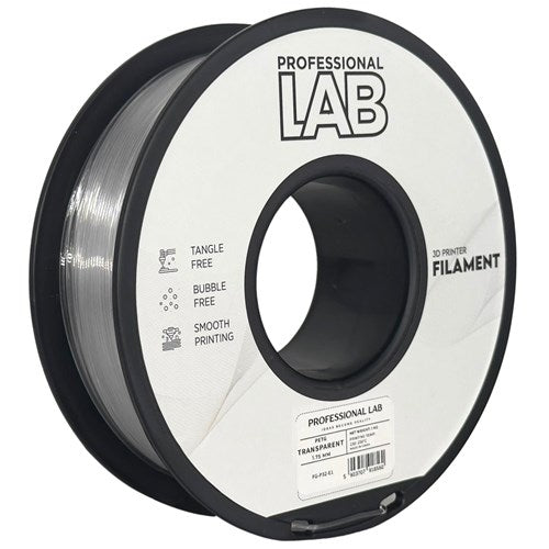 PETG transparant filament 1,75 mm 1 kg | Prof. Lab
