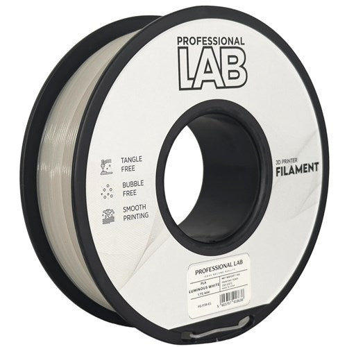 PLA glow in the donker wit filament 1,75 mm 1 kg | Prof. Lab