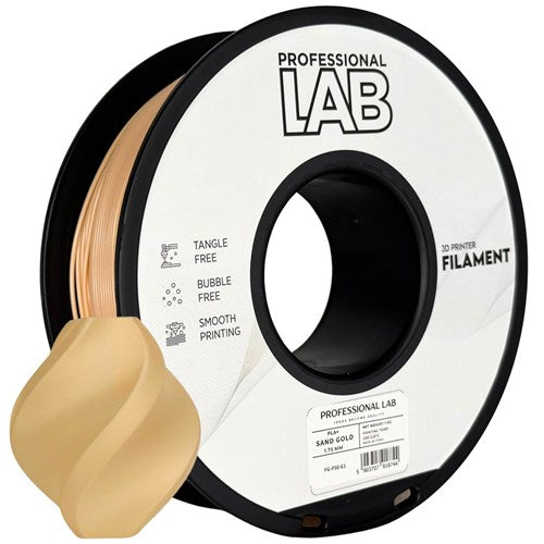 PLA+ sand goud filament 1,75 mm 1 kg | Prof. Lab