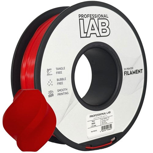 PLA+ rood filament 1,75 mm 1 kg | Prof. Lab