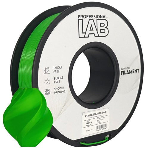 PLA+ groen filament 1,75 mm 1 kg | Prof. Lab
