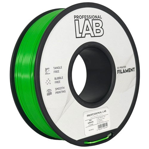 ABS+ groen filament 1,75 mm 1 kg | Prof. Lab