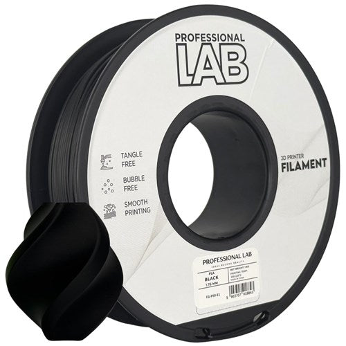 PLA zwart filament 1,75 mm 1 kg | Prof. Lab