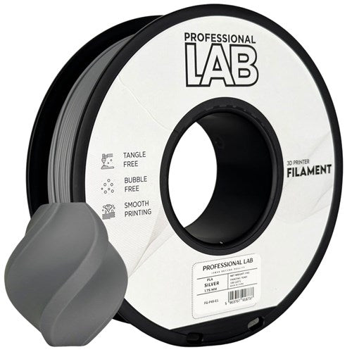 PLA zilver filament 1,75 mm 1 kg | Prof. Lab
