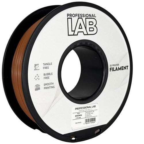 PLA bruin filament 1,75 mm 1 kg | Prof. Lab – foto 2