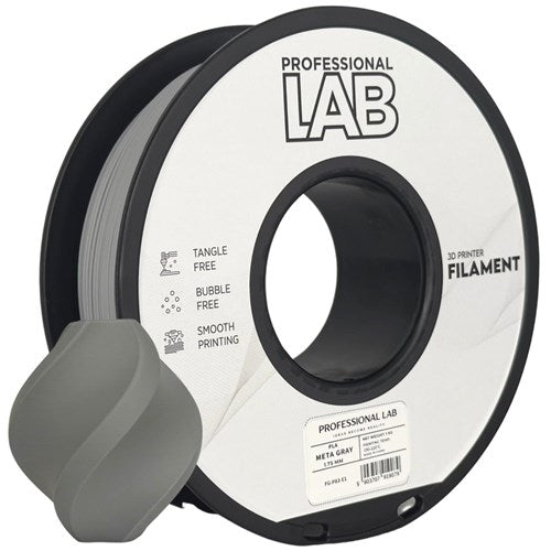 PLA META grijs filament 1,75 mm 1 kg | Prof. Lab