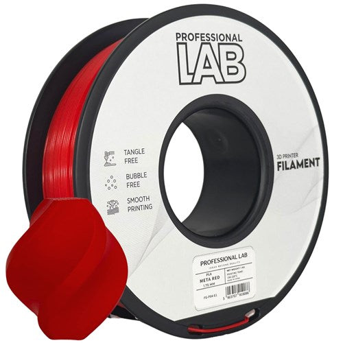 PLA META rood filament 1,75 mm 1 kg | Prof. Lab