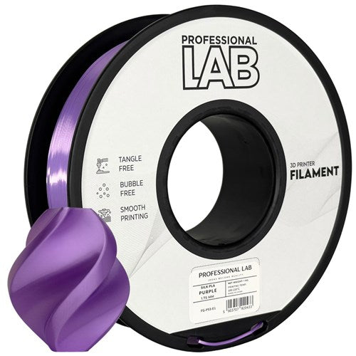 Silk PLA paars filament 1,75 mm 1 kg | Prof. Lab
