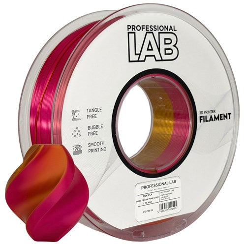 Silk PLA Dual Color roze goud filament 1,75 mm 1 kg | Prof. Lab