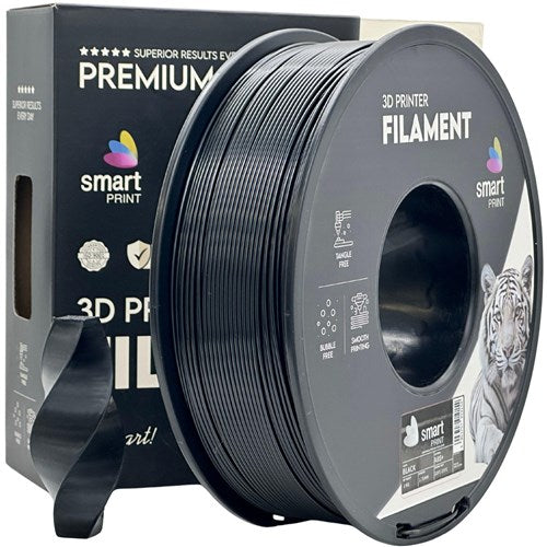 ABS+ zwart filament 1,75 mm 1 kg | Smart Print