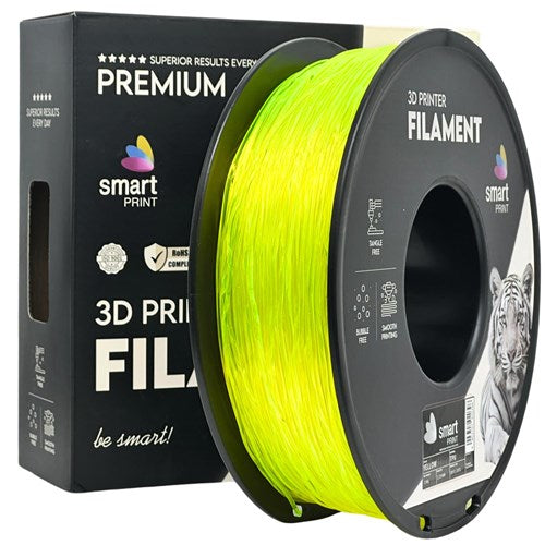 TPU geel 95A filament 1,75 mm 1 kg | Smart Print