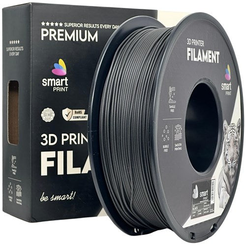 PLA CF zwart filament 1,75 mm 1 kg | Smart Print