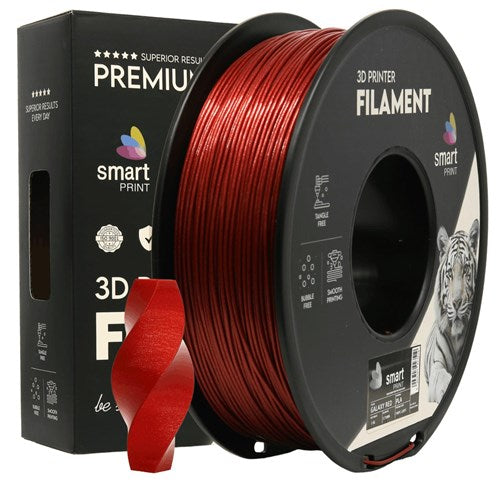 PLA galaxy rood filament 1,75 mm 1 kg | Smart Print