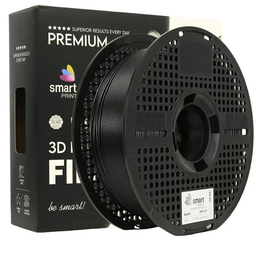 PETG + CF zwart filament 1,75 mm 1 kg | Smart Print