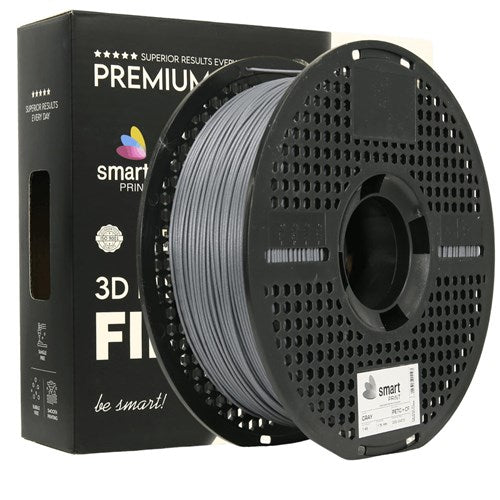 PETG + CF grijs filament 1,75 mm 1 kg | Smart Print