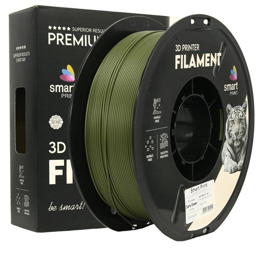 PETG mat donkergroen filament 1,75 mm 1 kg | Smart Print