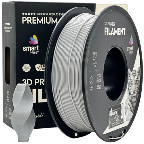PETG grijs filament 1,75 mm 1 kg | Smart Print