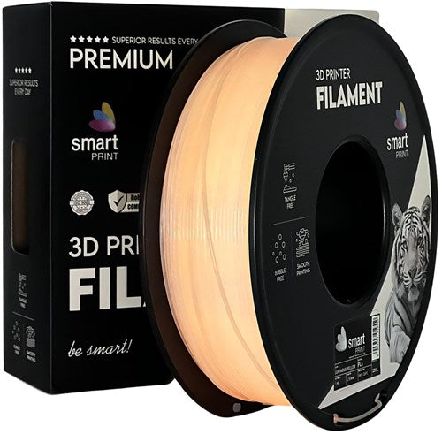 PLA glow-in-the-dark geel filament 1,75 mm 1 kg | Smart Print