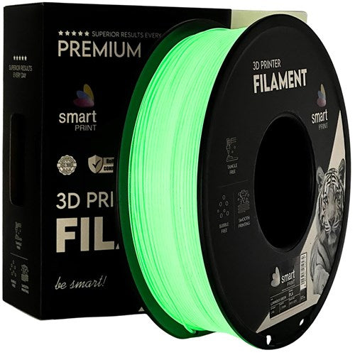 PLA glow-in-the-dark groen filament 1,75 mm 1 kg | Smart Print