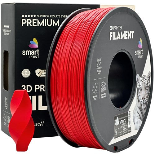 ABS+ rood filament 1,75 mm 1 kg | Smart Print