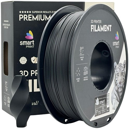 PLA zwart filament 1,75 mm 1 kg | Smart Print
