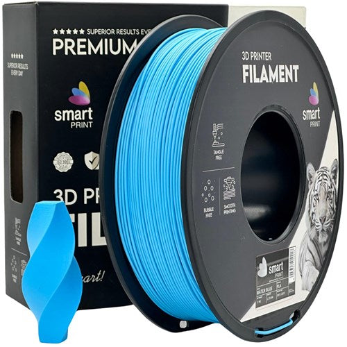 PLA waterblauw filament 1,75 mm 1 kg | Smart Print