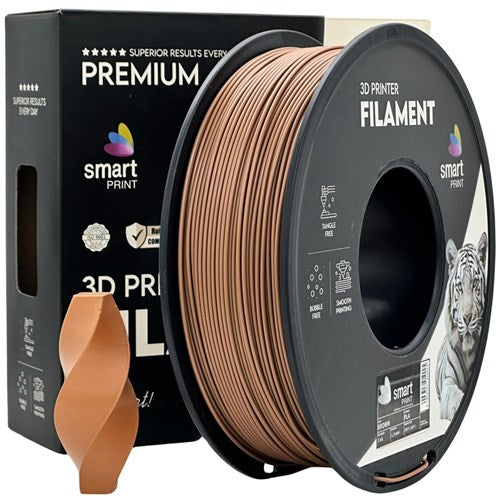 PLA bruin filament 1,75 mm 1 kg | Smart Print