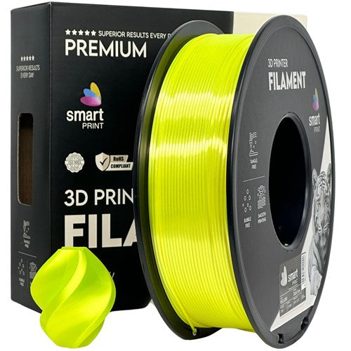 Silk PLA geel filament 1,75 mm 1 kg | Smart Print