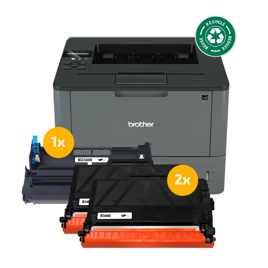 Brother HL-L5100DN Refurbished - Voordeelset