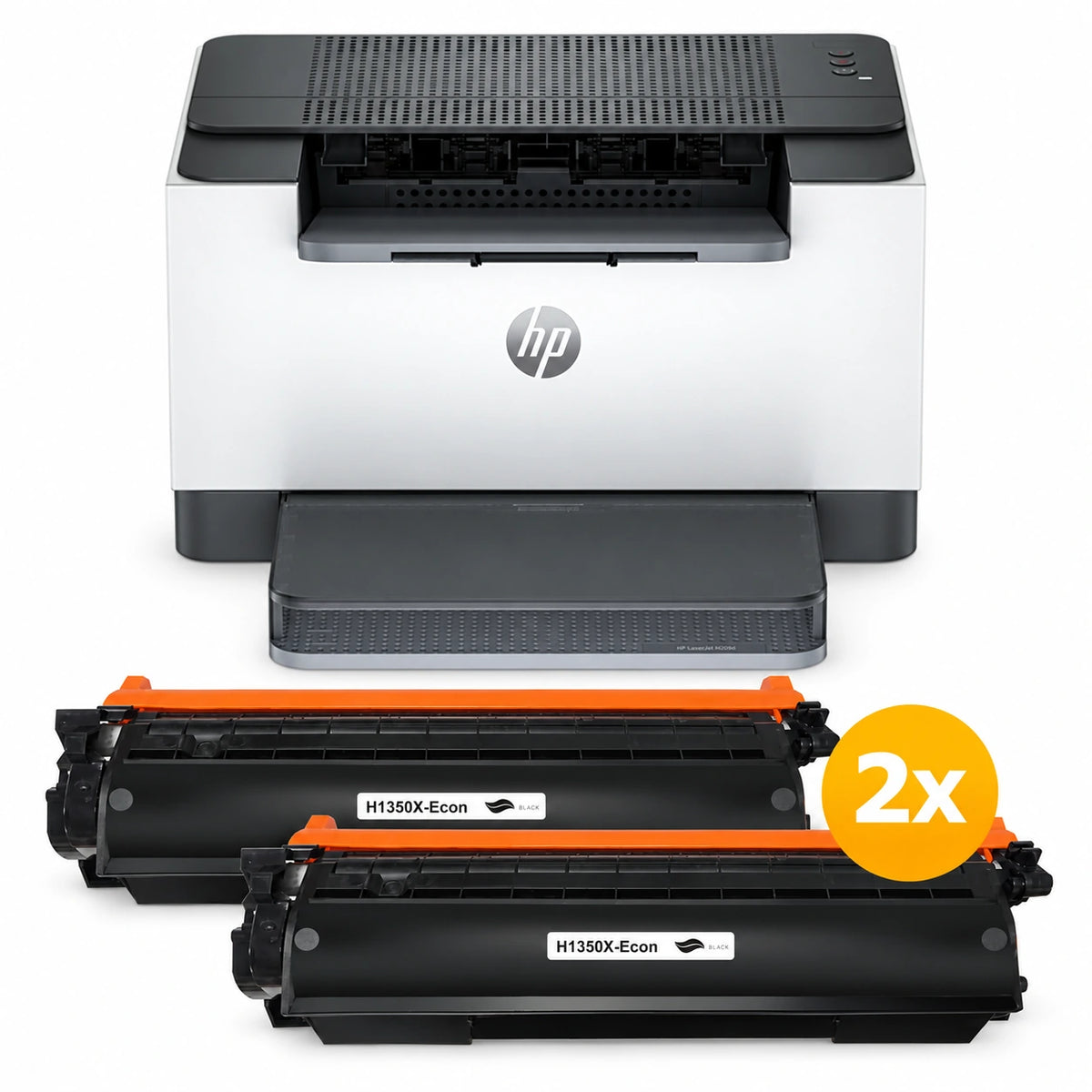 HP LaserJet M209d laserprinter voordeelset met 2 huismerk 135X toners
