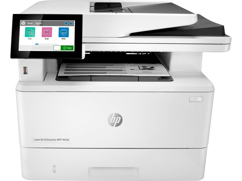 HP LaserJet Enterprise MFP M430f all-in-one laserprinter – productfoto 1